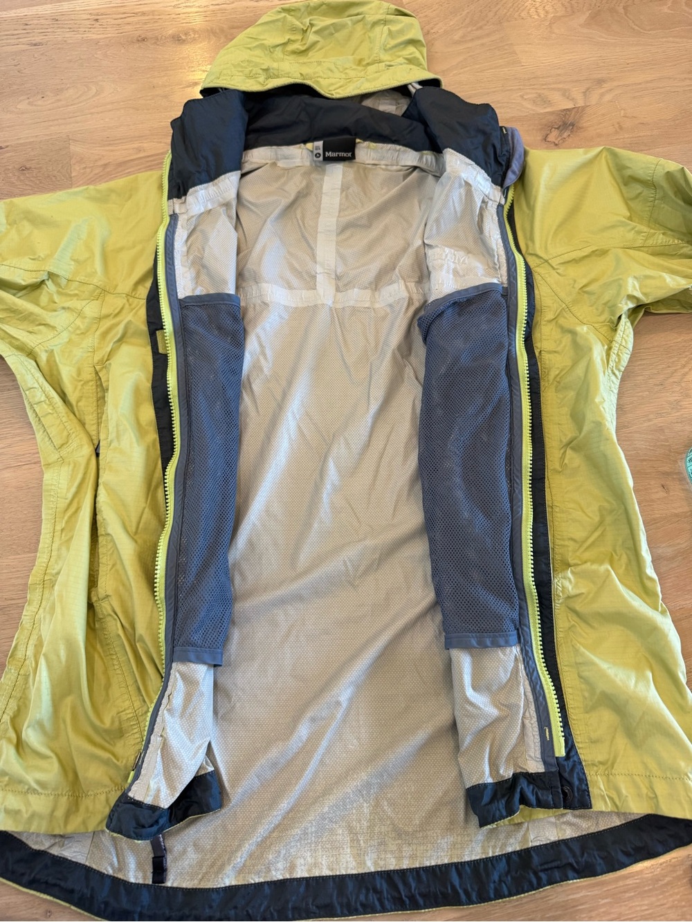 Marmot lightweight packable windbreaker green size women's XL - Picture 8 of 12